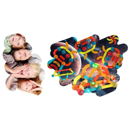 Klocki magnetyczne podświetlane, Ricokids