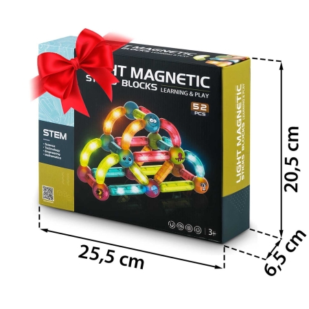 Klocki magnetyczne podświetlane, Ricokids