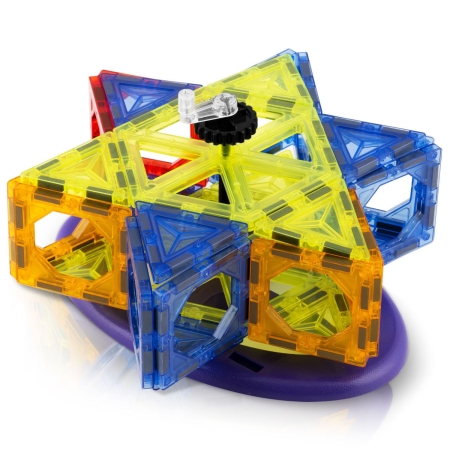 Klocki magnetyczne z karuzelą, Ricokids