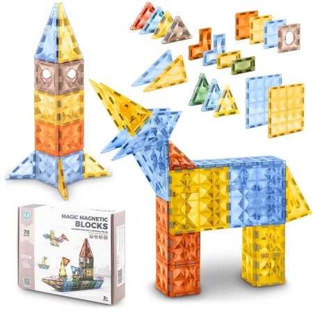 Klocki magnetyczne dla dzieci, Ricokids