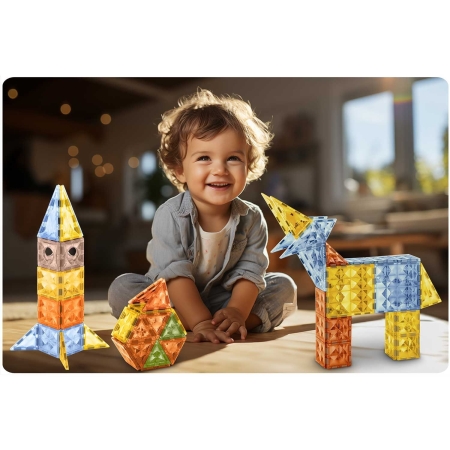 Klocki magnetyczne dla dzieci, Ricokids
