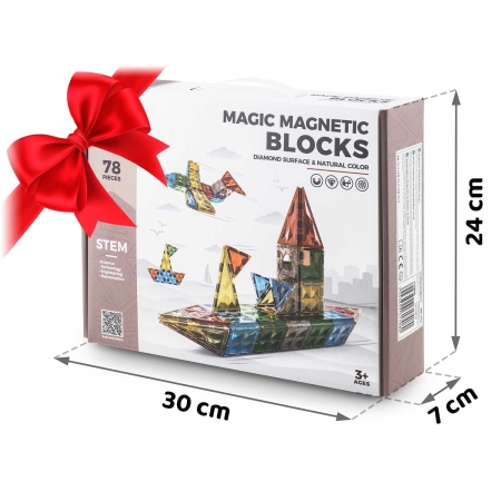 Klocki magnetyczne dla dzieci, Ricokids