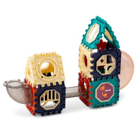 Klocki magnetyczne ze zjeżdżalnią, Ricokids