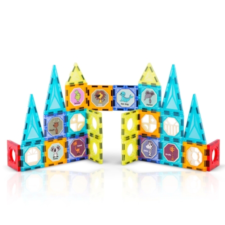 Klocki magnetyczne, wieża, Ricokids