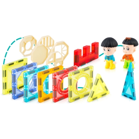 Klocki magnetyczne, wieża, Ricokids