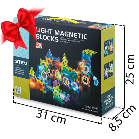 Klocki magnetyczne z podświetleniem, Ricokids