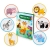 Książka magnetyczna, puzzle, zwierzątka, Ricokids