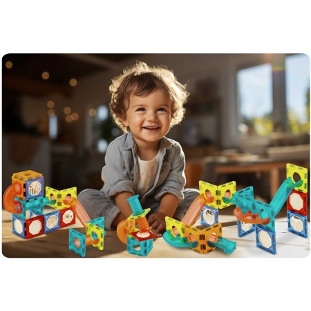 Klocki magnetyczne z podświetleniem, Ricokids