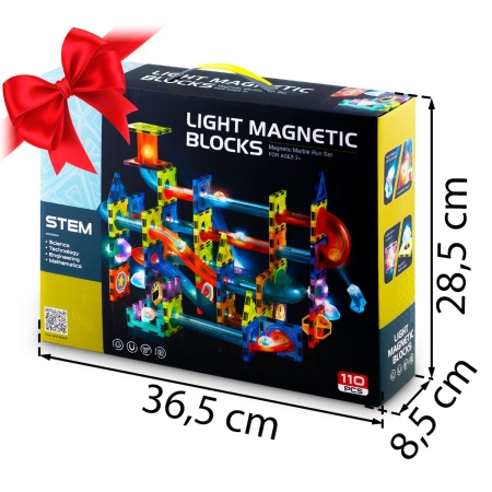 Klocki magnetyczne z podświetleniem, Ricokids