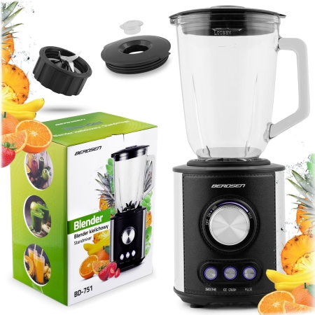 Blender kielichowy, 800W, Berdsen, czarny