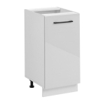 Szafka kuchenna dolna, Frida, 40x45x81 cm, biały, połysk