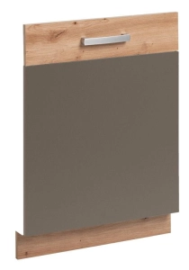 Front do zabudowy zmywarki, Ava, 60x81 cm, beżowy, dąb artisan, mat