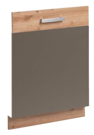 Front do zabudowy zmywarki, Ava, 60x81 cm, beżowy, dąb artisan, mat
