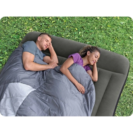 Materac dmuchany, dwuosobowy, Bestway, 203x152x30 cm, zielony