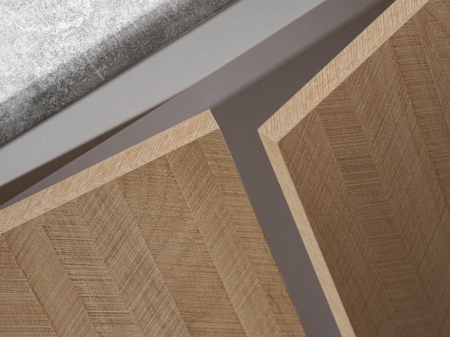 Zestaw mebli kuchennych, Roma, 200 cm, biały, jodełka, mat