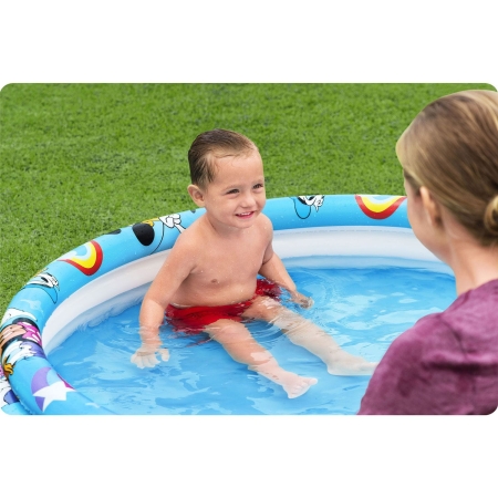 Basen dmuchany dla dzieci, Mickey i Przyjaciele, 122x25 cm, niebieski