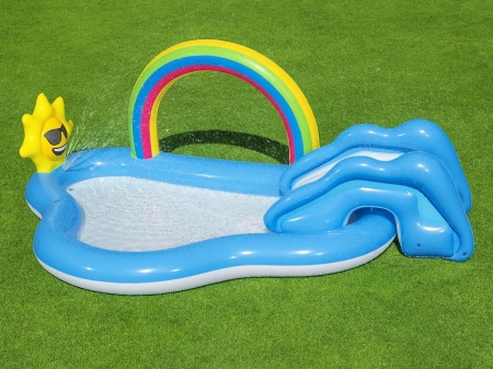 Plac zabaw dmuchany, basen, Bestway, 257x145x91 cm