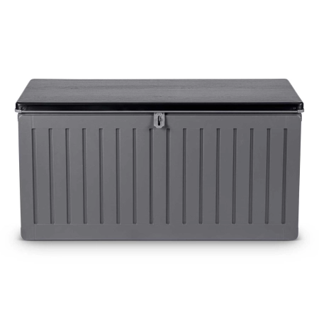 Skrzynia ogrodowa, 270 litrów, 109x51x55 cm, szary