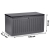 Skrzynia ogrodowa, 270 litrów, 109x51x55 cm, szary