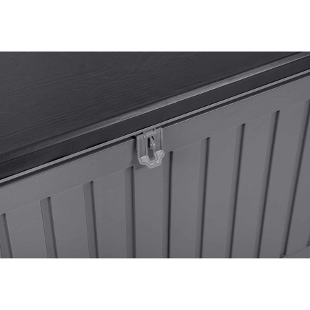 Skrzynia ogrodowa, 270 litrów, 109x51x55 cm, szary