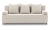 Kanapa rozkładana do salonu, sztruks, PANORA, 191x92x92 cm, beżowy