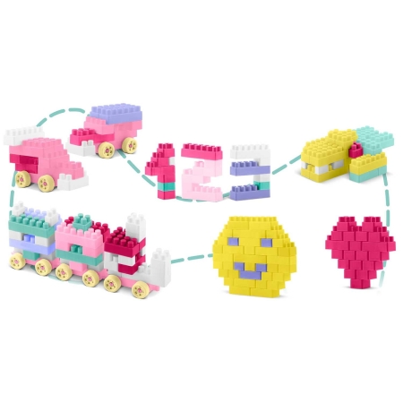 Duże klocki do zabawy, 300 szt, Ricokids