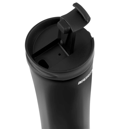Termos próżniowy ze stali nierdzewnej, 470 ml, czarny