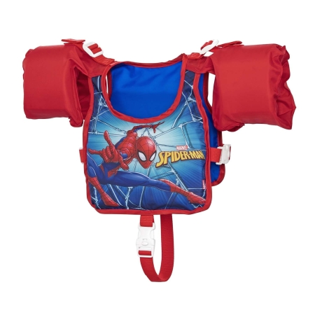 Kamizelka do pływania z rękawkami, Spider-Man, 56 cm, czerwony