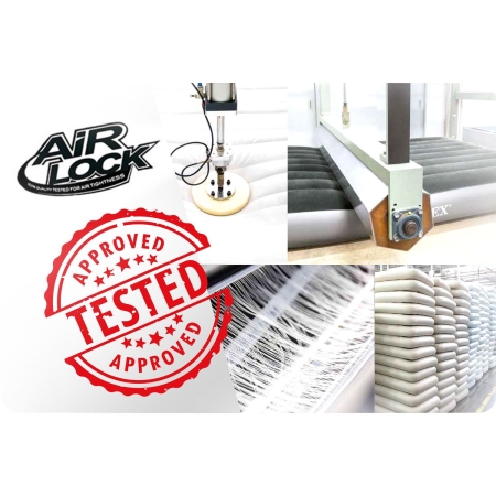 Materac welurowy z pompką elektryczną, Intex, 203x152x30 cm