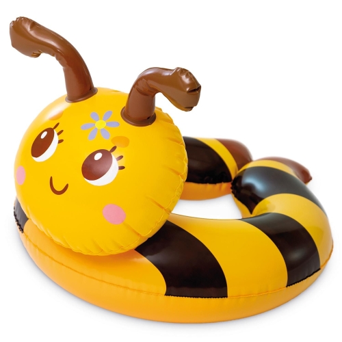 Przejdź do produktu Kółko do pływania na basen, pszczółka, Intex, 58x55 cm, żółty