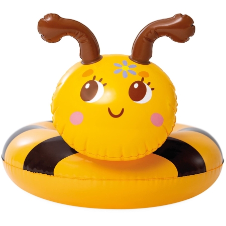 Kółko do pływania na basen, pszczółka, Intex, 58x55 cm, żółty