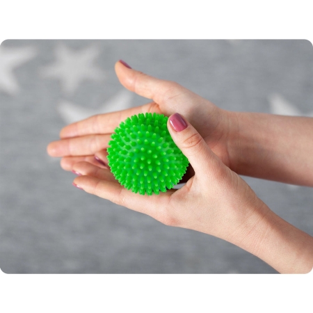 Piłka do masażu i fitness, NS-957, zielony