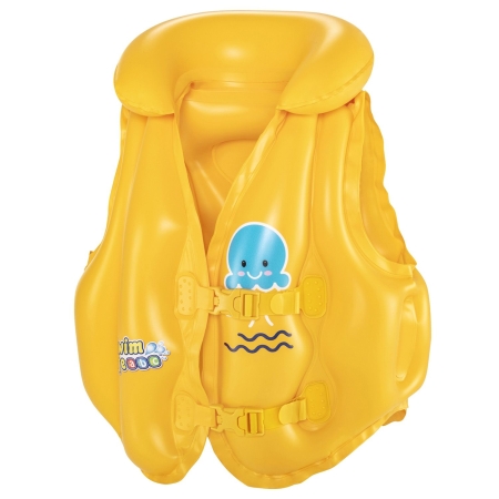 Kamizelka do pływania dla dzieci, Bestway, 51x46 cm, żółty