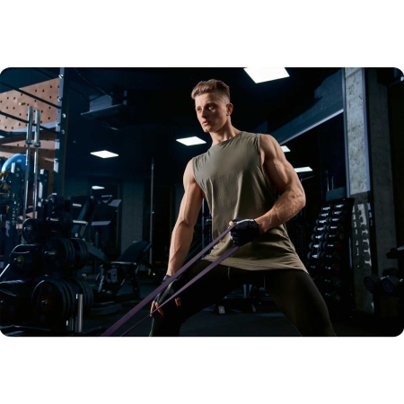 Taśma oporowa do ćwiczeń, Neo-Sport, fioletowy