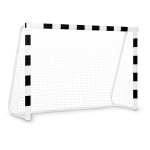 Bramka do piłki nożnej, Neo-Sport, 180x120x60 cm, czarno-biała