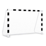 Bramka do piłki nożnej, Neo-Sport, 300x160x90 cm, czarno-biała