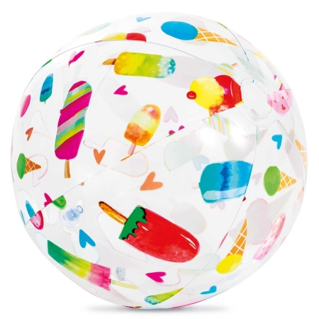 Piłka plażowa, dmuchana, lody, Intex, 51 cm