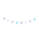 Girlanda, proporczyk, Niebiański zygzak, 245x18 cm