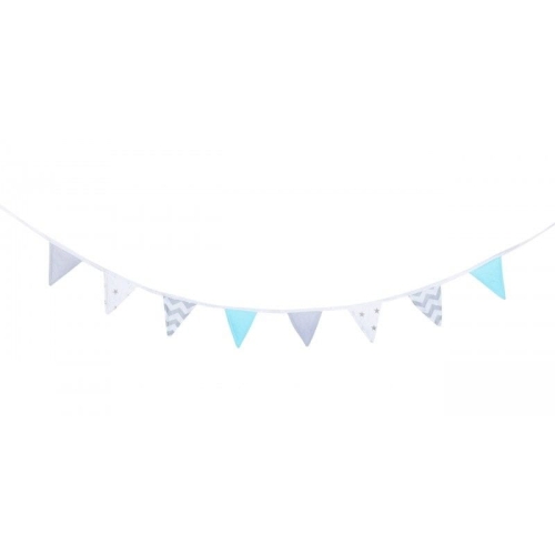 Przejdź do produktu Girlanda, proporczyk, Niebiański zygzak, 245x18 cm