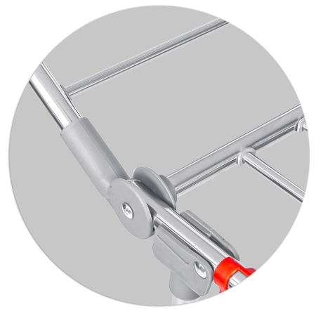 Rozkładana suszarka na pranie, 27 mb, Lydia, stal nierdzewna