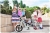 Rowerek biegowy, drewniany, Ricokids, niebieski