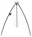 Trójnóg do grilla, woka i kociołka z kołowrotkiem 200 cm, LARGO, czarny