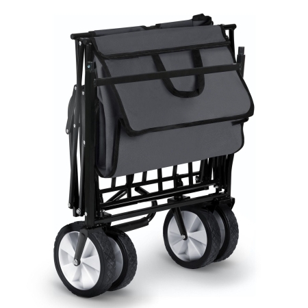Wózek transportowy, składany, 80L, Humberg, czarny