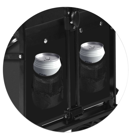 Wózek transportowy, składany, 100L, Humberg, czarny