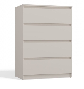 Komoda z 4 szufladami, Malwa, 70x40x97 cm, kaszmir