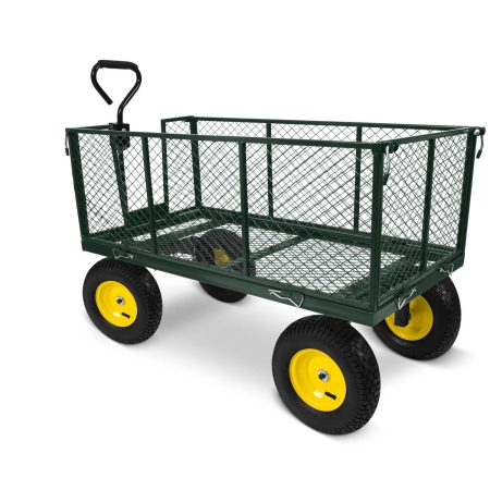 Wózek ogrodowy, transportowy, 280L, Humberg, zielony