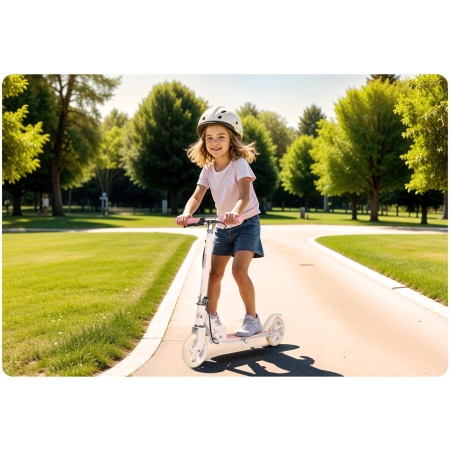 Hulajnoga dwukołowa, baletnica, Kodi, różowa