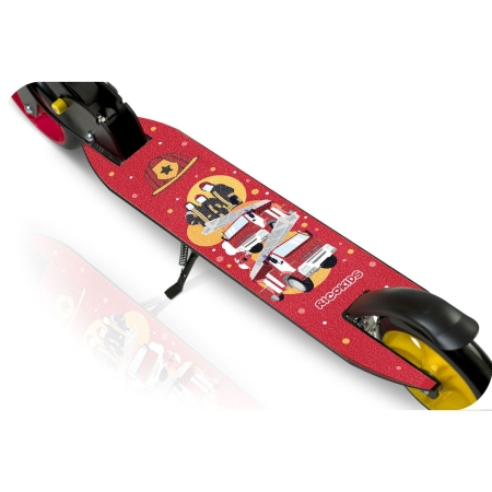 Hulajnoga dwukołowa, straż pożarna, Kodi, czerwona