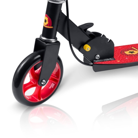 Hulajnoga dwukołowa, straż pożarna, Kodi, czerwona