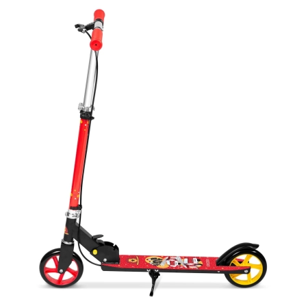 Hulajnoga dwukołowa, straż pożarna, Kodi, czerwona